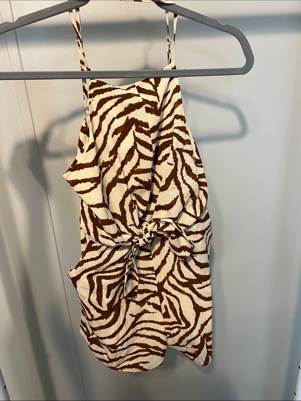 Tiger Print Romper